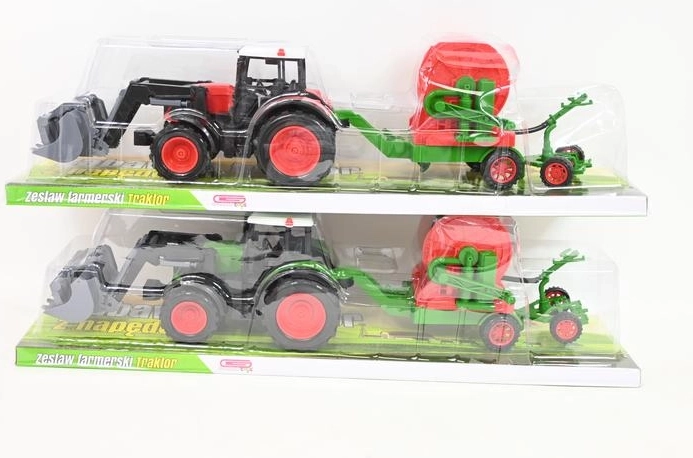 Tractor con máquina agrícola para niños