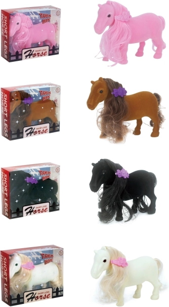 Caballito con pinza para la crin: set en varios colores