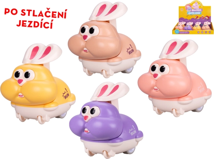 Conejito deslizante de 7 cm – juguete interactivo para niños