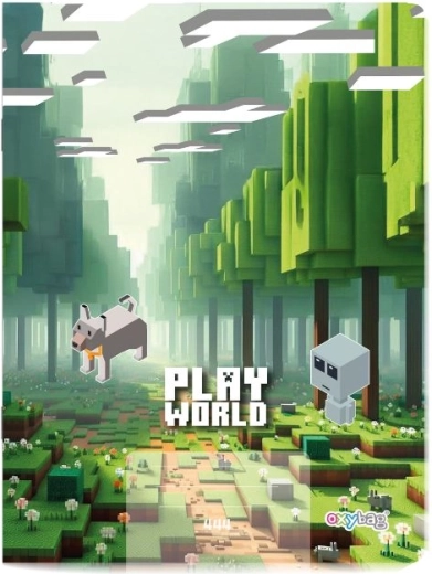 Cuaderno A4 rayado Playworld Landscape, 40 hojas