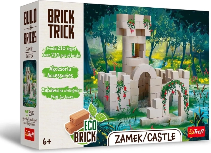 Trefl Brick Trick maqueta de castillo, 210 piezas