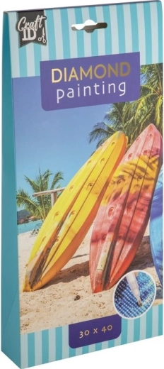 Pintura de diamantes Craft ID Playa 30 × 40 cm