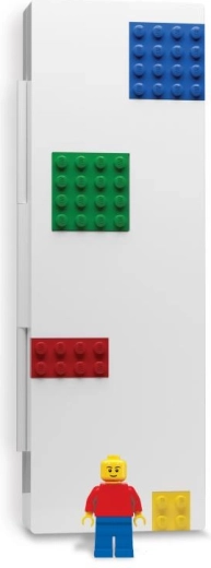 Estuche escolar LEGO con minifigura, multicolor