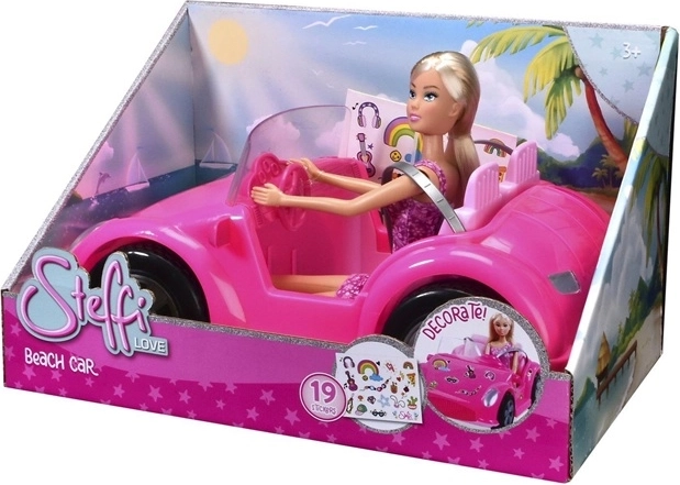 Steffi Love coche de playa con muñeca