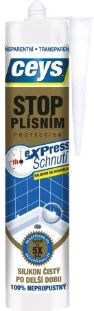 Silicona antimoho para baño y cocina 280 ml transparente CEYS