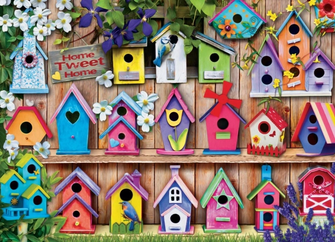Puzle Casetas para pájaros 1000 piezas