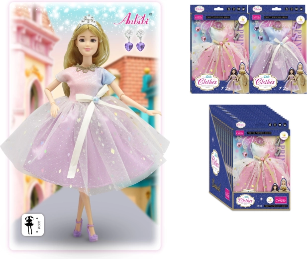 Vestido clásico de princesa para muñecas de 30 cm – varios modelos