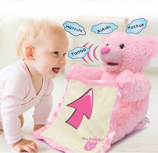 Osita de peluche interactiva Mrs. Babble Bear rosa