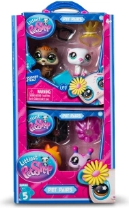 Littlest Pet Shop set de dos figuras con accesorios, serie 7