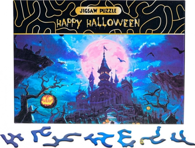 Puzzle Happy Halloween – castillo encantado 468 piezas