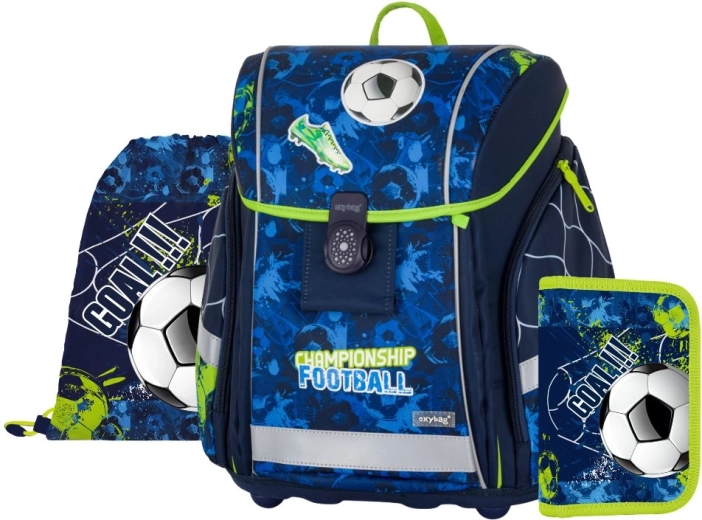 Juego escolar 3 uds Premium Light fútbol OXYBAG