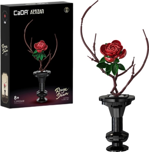 Kit de construcción CaDA flores Rouge Dawn 43 cm - 1 pieza