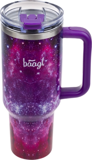 Baagl B-cup Galaxy taza térmica con pajita 1,18 l