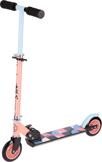 Patinete plegable NILS Extreme rosa‑azul