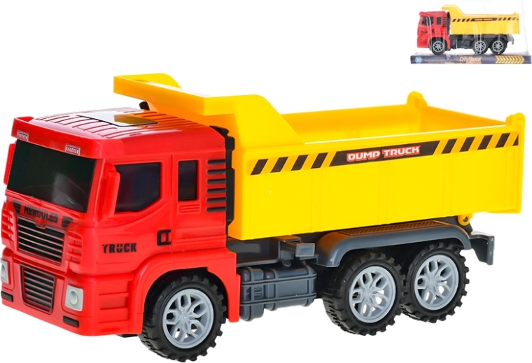 Camión volquete de construcción con motor de inercia 20 cm