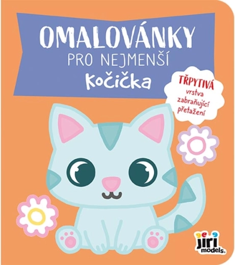 Libro para colorear para los más pequeños: gatita