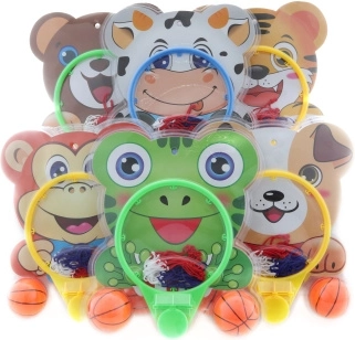 Canasta de baloncesto infantil con animalito