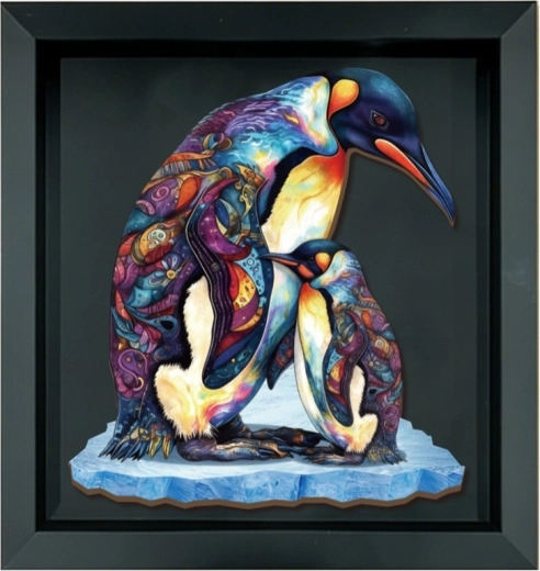 2Kids Toys rompecabezas de madera pingüinos
