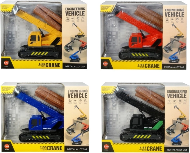 Grúa de construcción metálica – juguete infantil