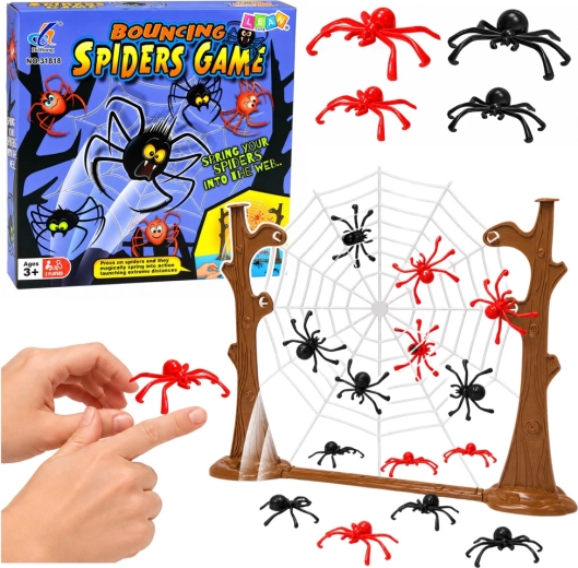 Juego de habilidad familiar Arañas Saltarinas