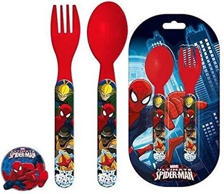 Cubierto de plástico Spiderman - 1 pieza