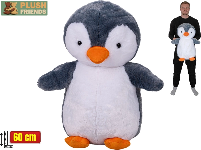 Plush Friends peluche de pingüino 60 cm