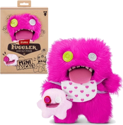 Set de peluches Fuggler Mini Rascals Oogah Boogah + Baby Fugg - 1 unidad