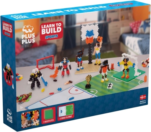 Plus-Plus aprende a construir Deportes 600 piezas (set de construcción)