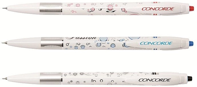 Bolígrafo Concorde Pasión con punta de aguja 0,6 mm – recambio azul