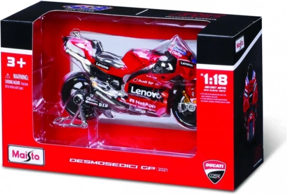 Modelo de motocicleta DUCATI Lenovo GP Racing 1:18