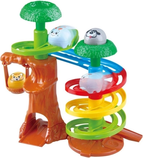 Tobogán infantil Playgo con motivo de jungla