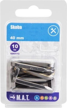 Grapa 40 mm brillante (10 uds)