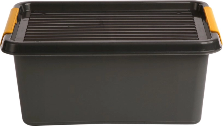 Caja de almacenamiento Solidstore con tapa 12,5 l (39 × 29 × 16,5 cm)
