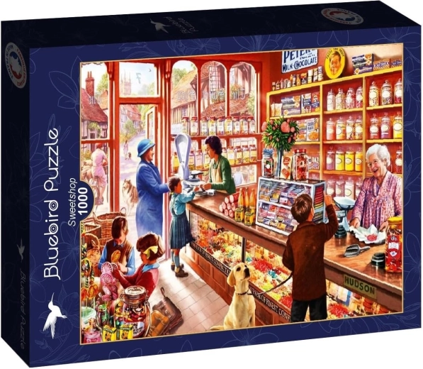 Puzzle Bluebird Confitería en el pueblo 1000 piezas