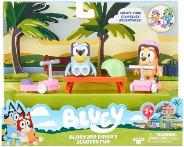 Bluey - Paseo en patinete