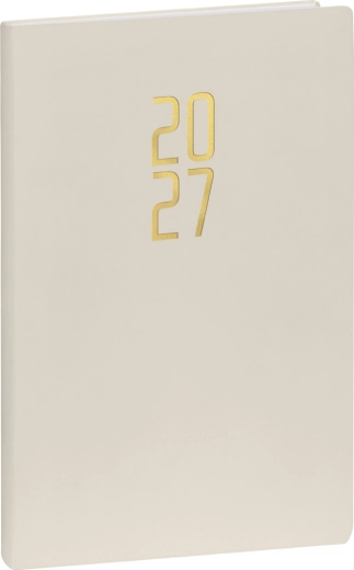 Agenda semanal Notique Ponza 2027 crema 15 × 21 cm
