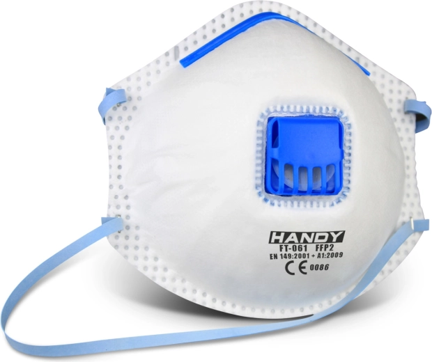 Respirador protector con válvula - 1 unidad