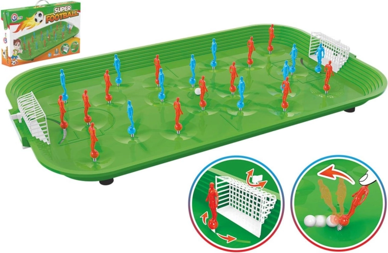 Fútbol de mesa con muelles