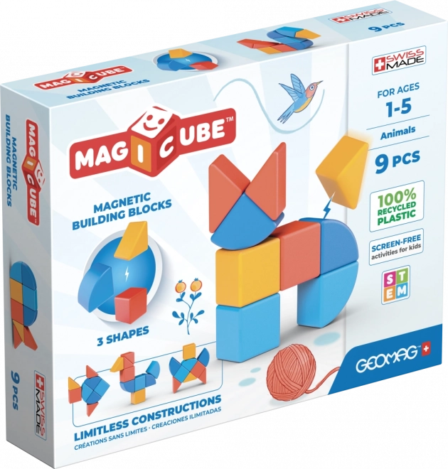 Geomag magicube shapes – construcción magnética de 9 piezas