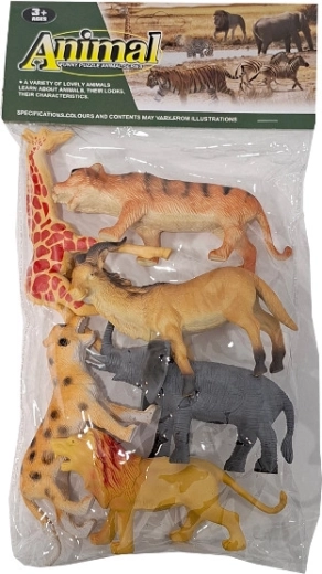Set de figuras de animales salvajes para niños