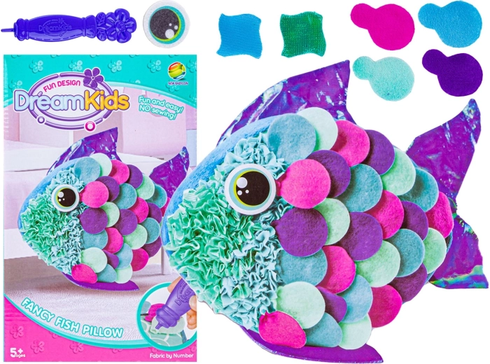 Set creativo para hacer un cojín pez (DIY) - 1 pieza