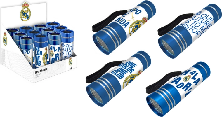 Linterna LED Real Madrid 9 cm