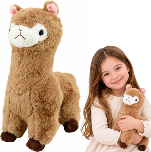 Alpaca (llama) de peluche beige 28 cm - 1 pieza
