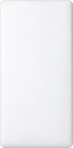 Sábana bajera infantil de rizo Elefun con goma elástica blanca 60 × 120 cm
