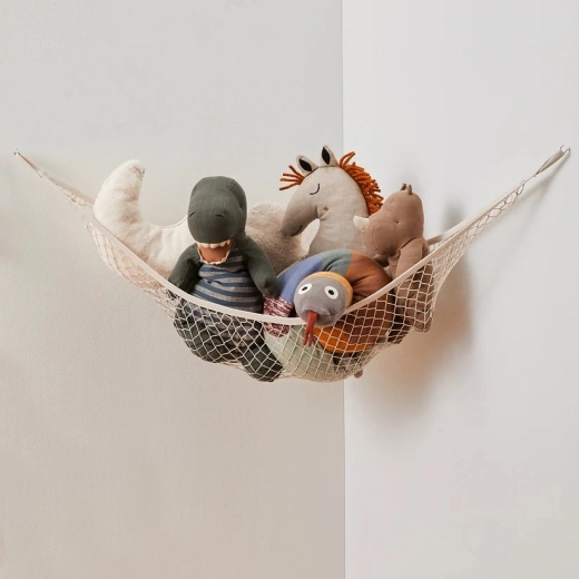 3 Sprouts hamaca para juguetes beige