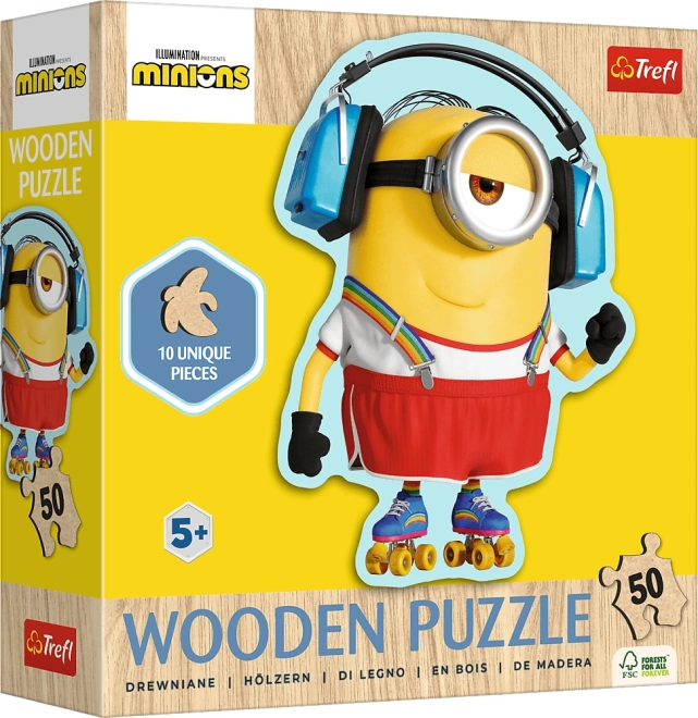 Puzle de madera de 50 piezas MINIONS / YO, DESPICABLE 4