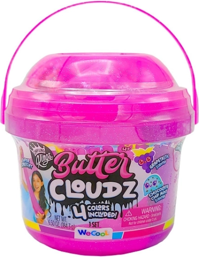 Wecool Butter Cloudz slime – cubo de masa moldeable de colores