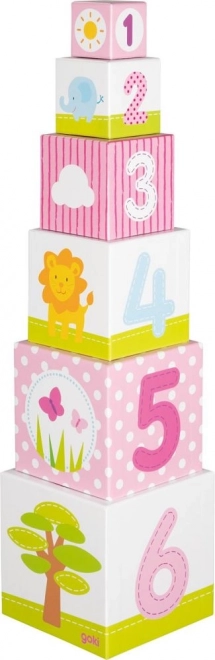 Torre apilable de cubos África GOKI