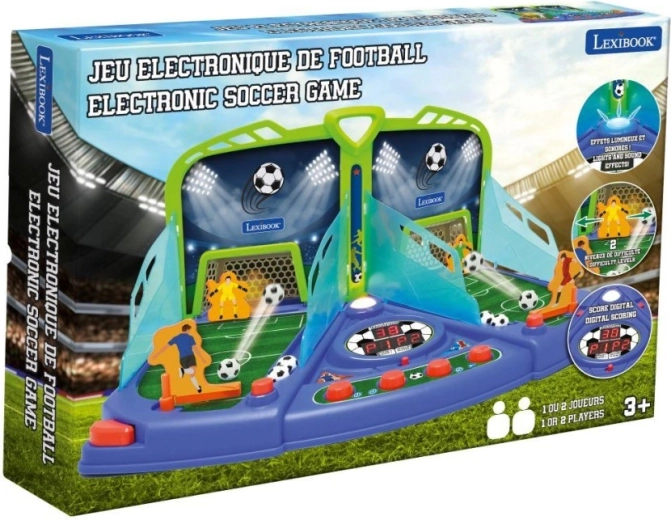 Lexibook futbolín electrónico de sobremesa con luces y sonidos para 2 jugadores
