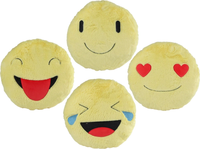 Cojín de felpa smiley